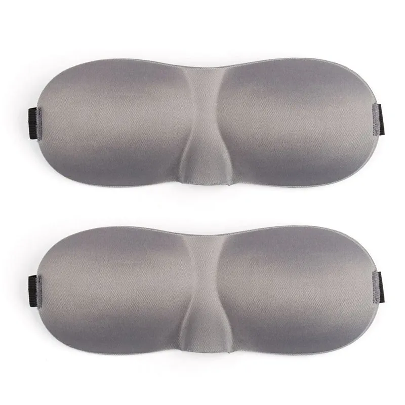 Aides au sommeil⎮ Masque de sommeil 3D en lot de 2 pour voyages