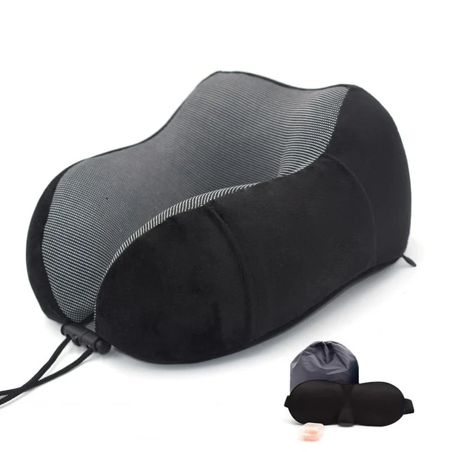 Kit oreiller de voyage plus masque et boules Quies⎮Aides au sommeil
