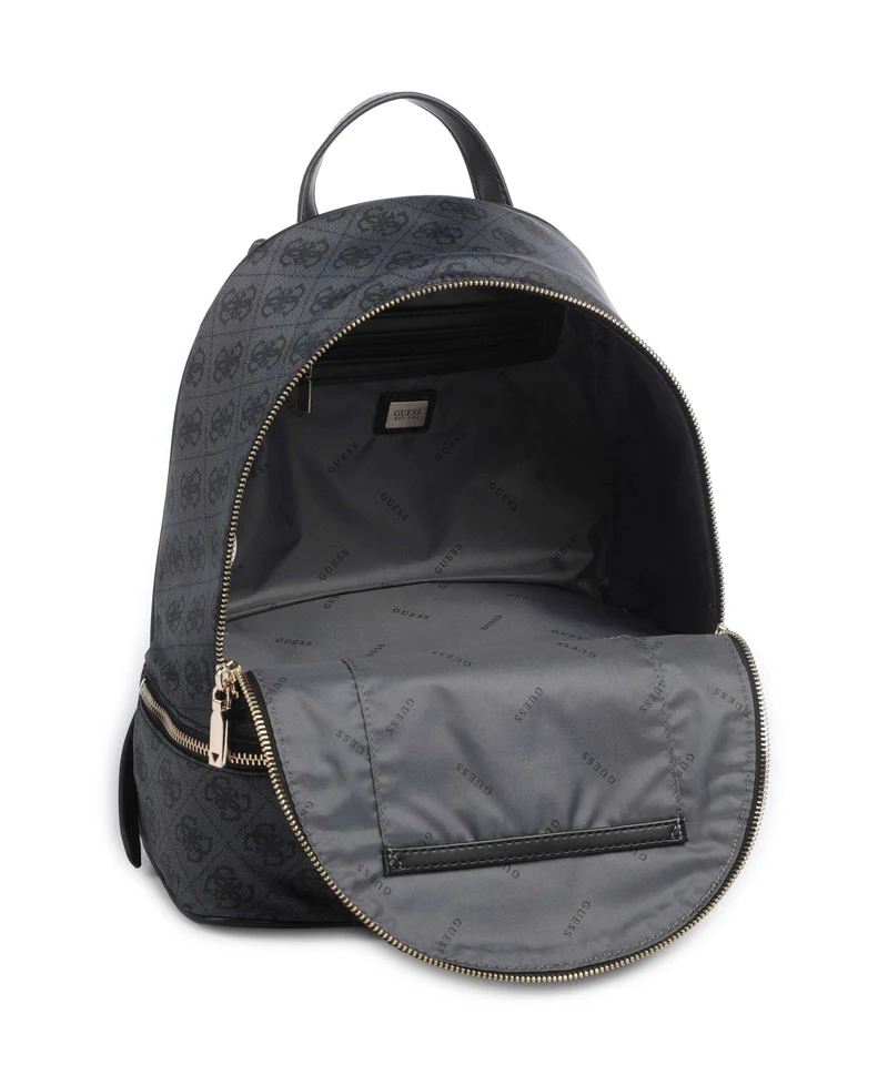 Guess Adrian Logo Medium Sac à dos coal logo
