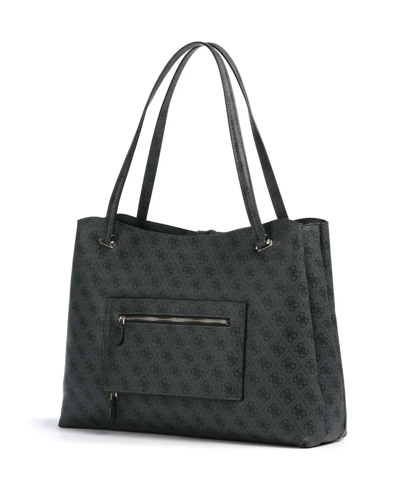 Guess Yvonne Logo Cabas coal logo