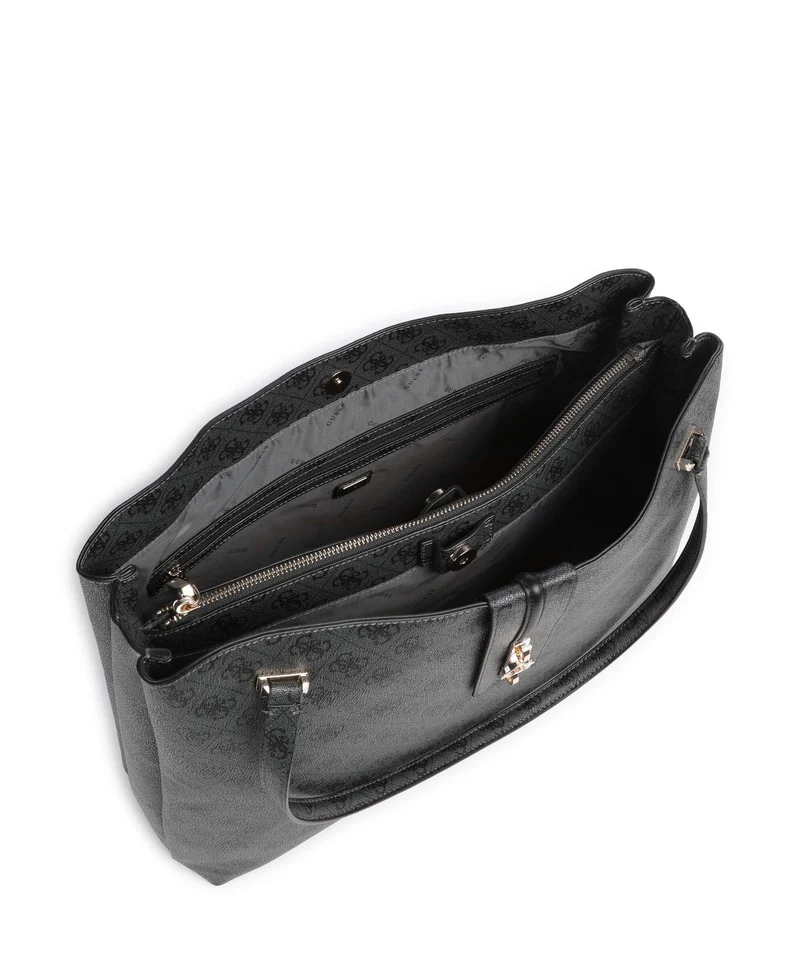 Guess Yvonne Logo Cabas coal logo