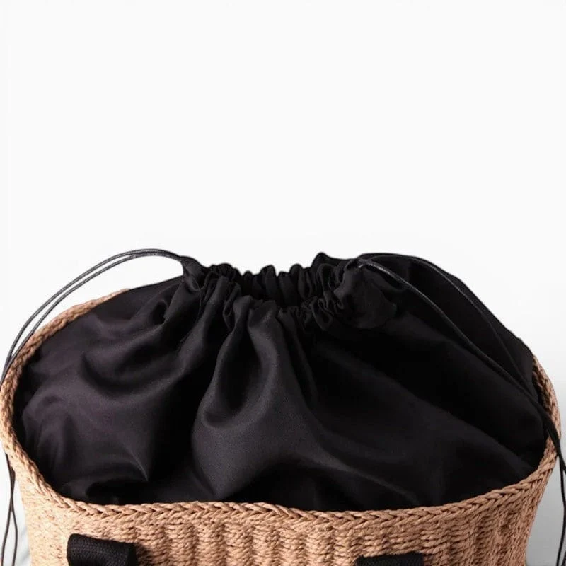 Sac À Main Femme En Paille Tressée