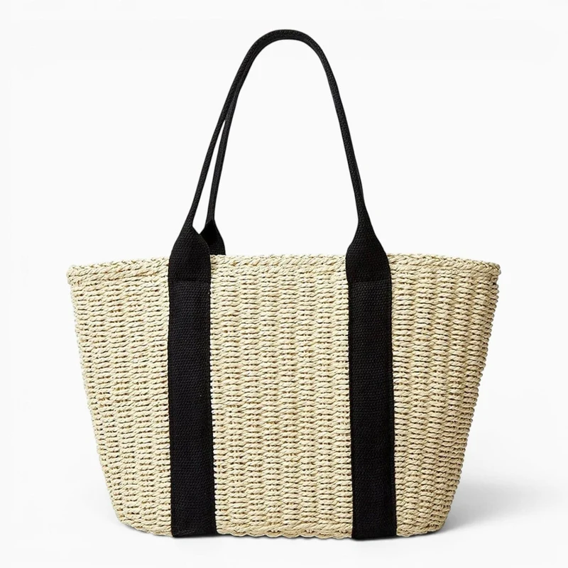 Sac À Main Femme En Paille Tressée