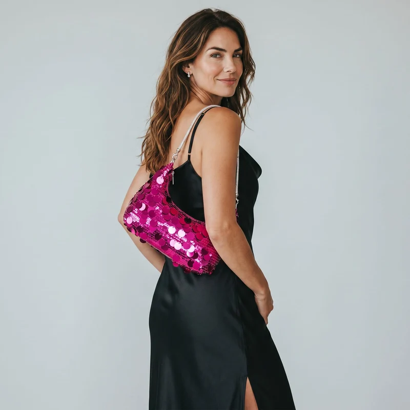 Sac À Main Pailleté Femme
