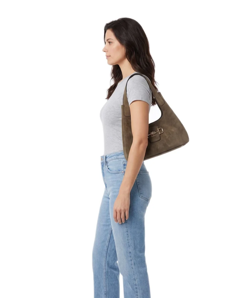 Guess Sunset Small Sac porté épaule olive
