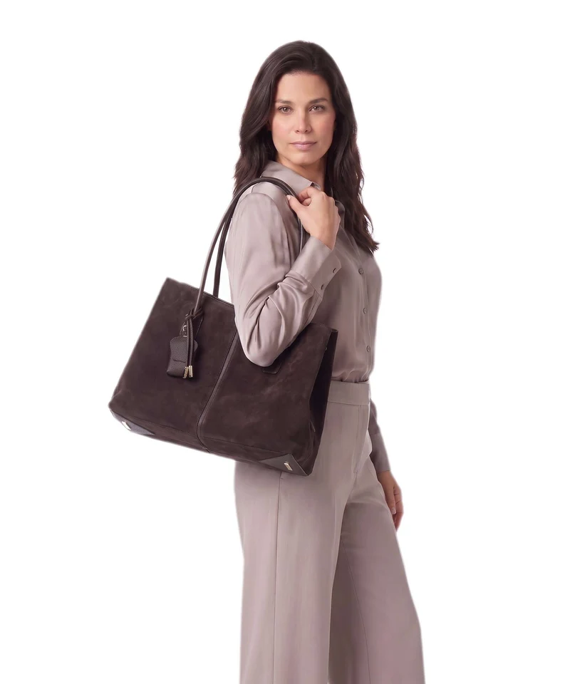 Dune London Deserving L Cabas dark brown