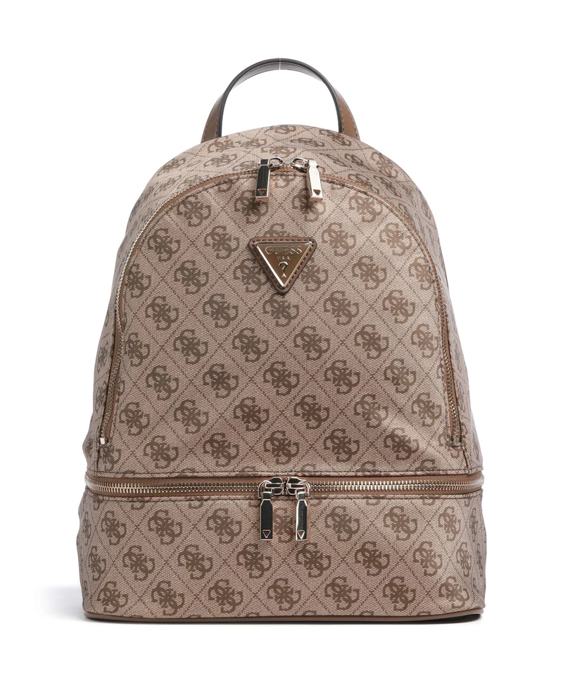 Guess Adrian Logo Medium Sac à dos latte logo