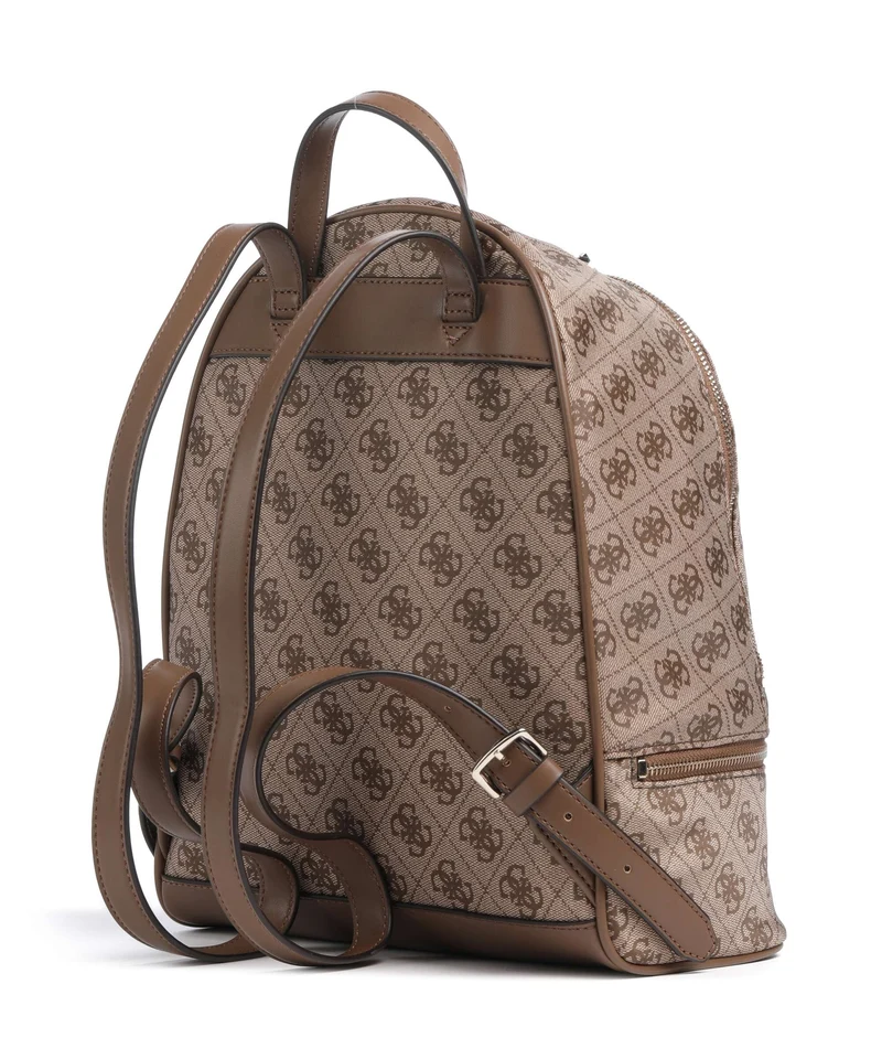 Guess Adrian Logo Medium Sac à dos latte logo