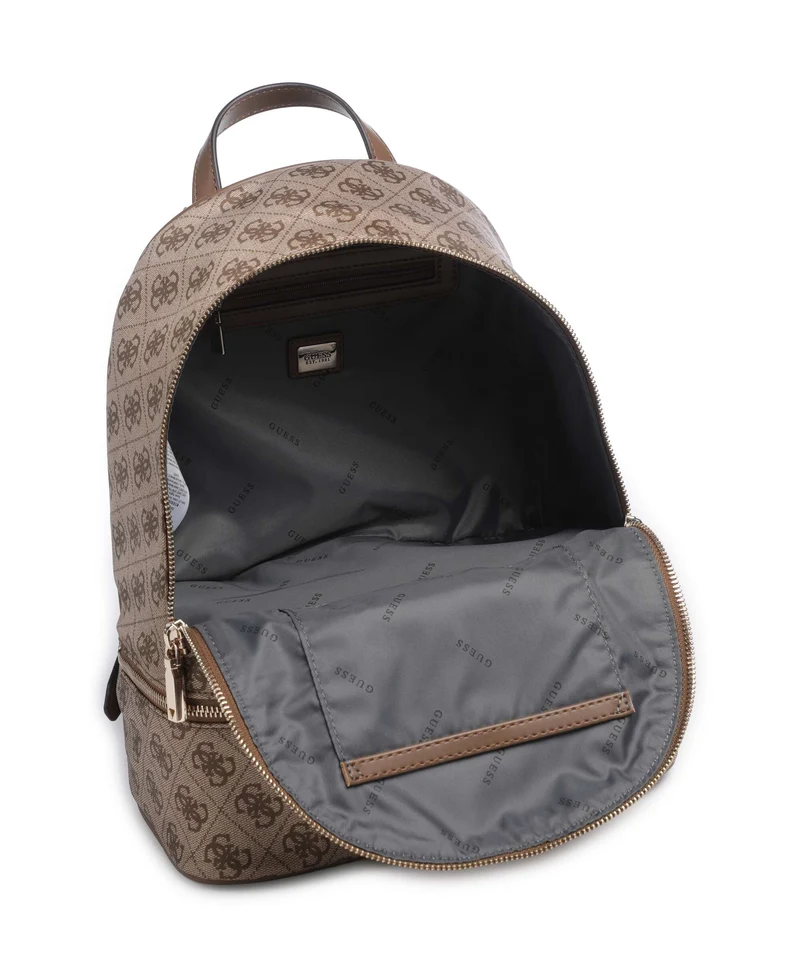 Guess Adrian Logo Medium Sac à dos latte logo