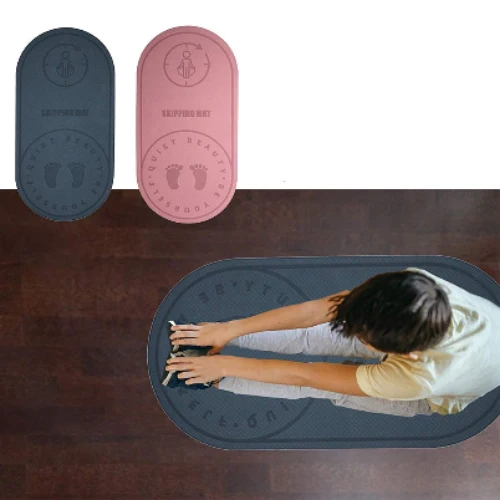 Tapis corde à sauter épais, anti-bruit | Silento™