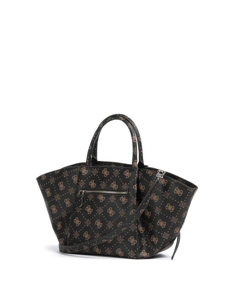 Guess Allegra Girlfriend Logo Sac à main espresso logo