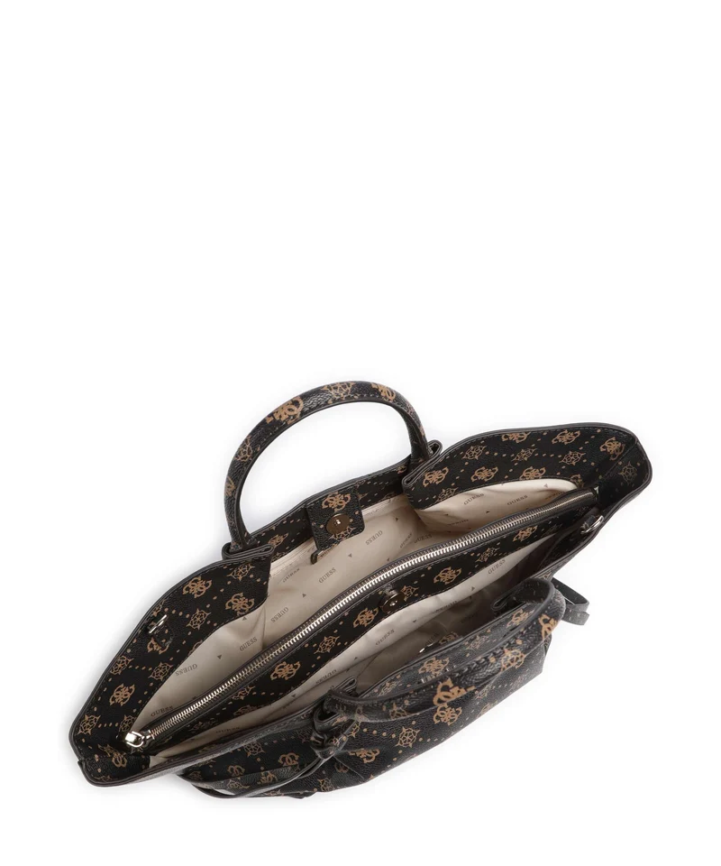 Guess Allegra Girlfriend Logo Sac à main espresso logo