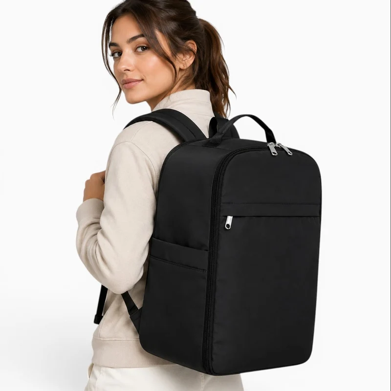 Sac a dos voyage cabine grande capacité avec ouverture valise pratique