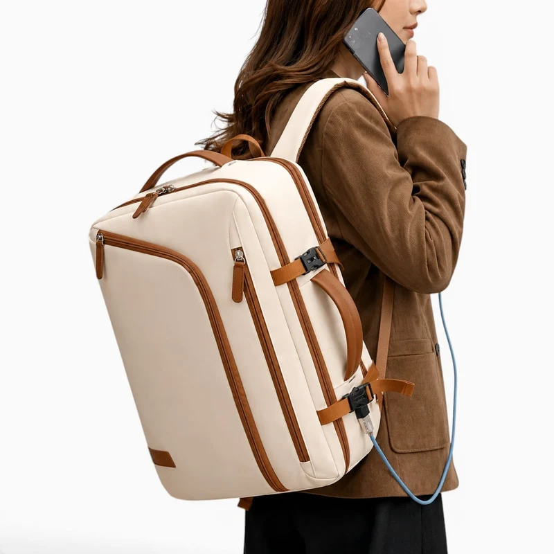Sac a dos voyage cabine avec compartiment ordinateur et port USB