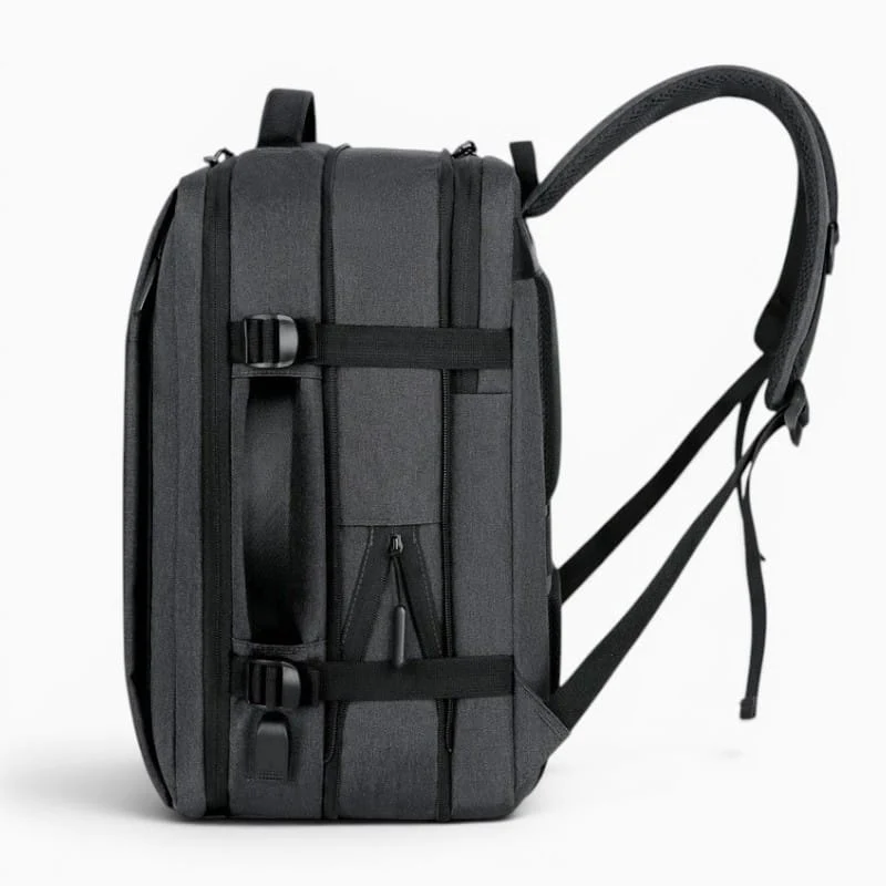 Sac a dos voyage extensible pour ordinateur portable avec grande capacité