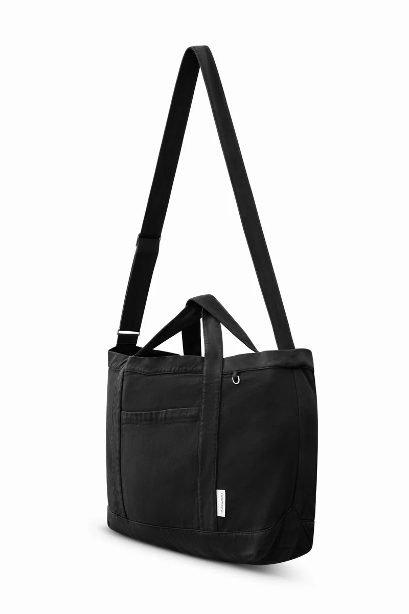 Montmartre le cabas XL - Polycoton Recyclé Noir
