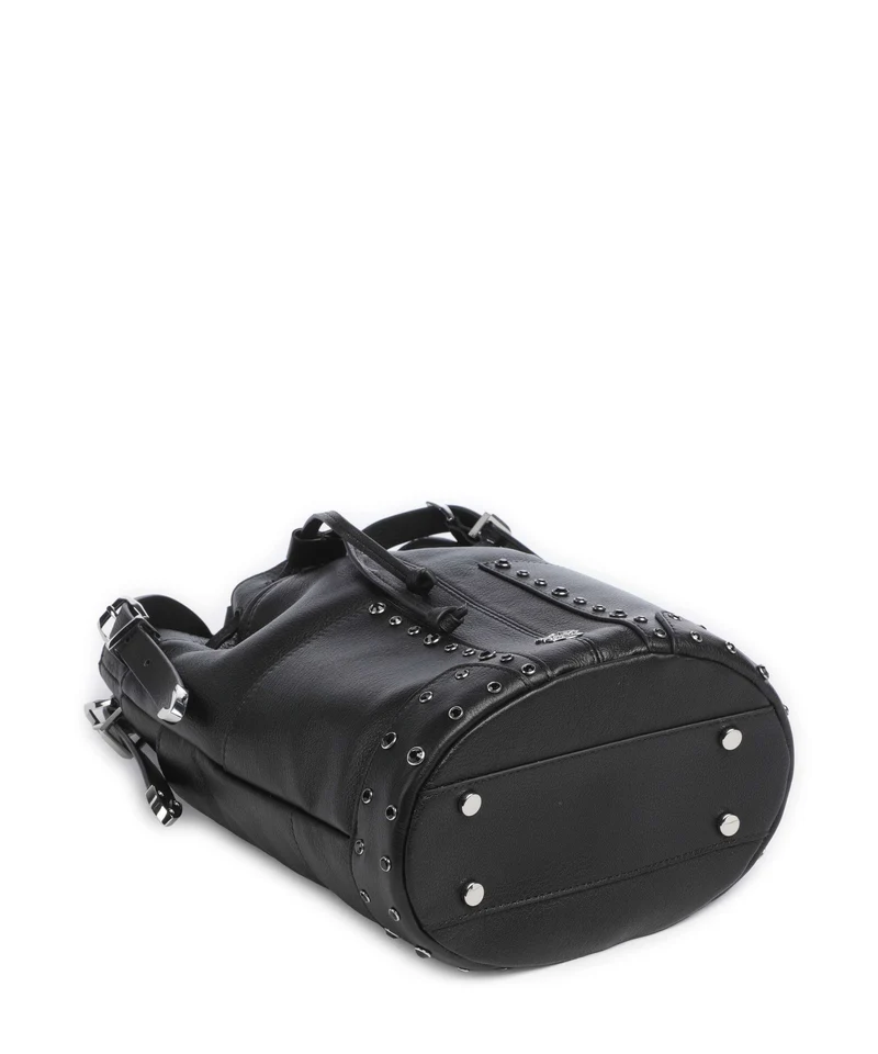 Pinko Mini Sac seau nero/limousine/shiny nickel