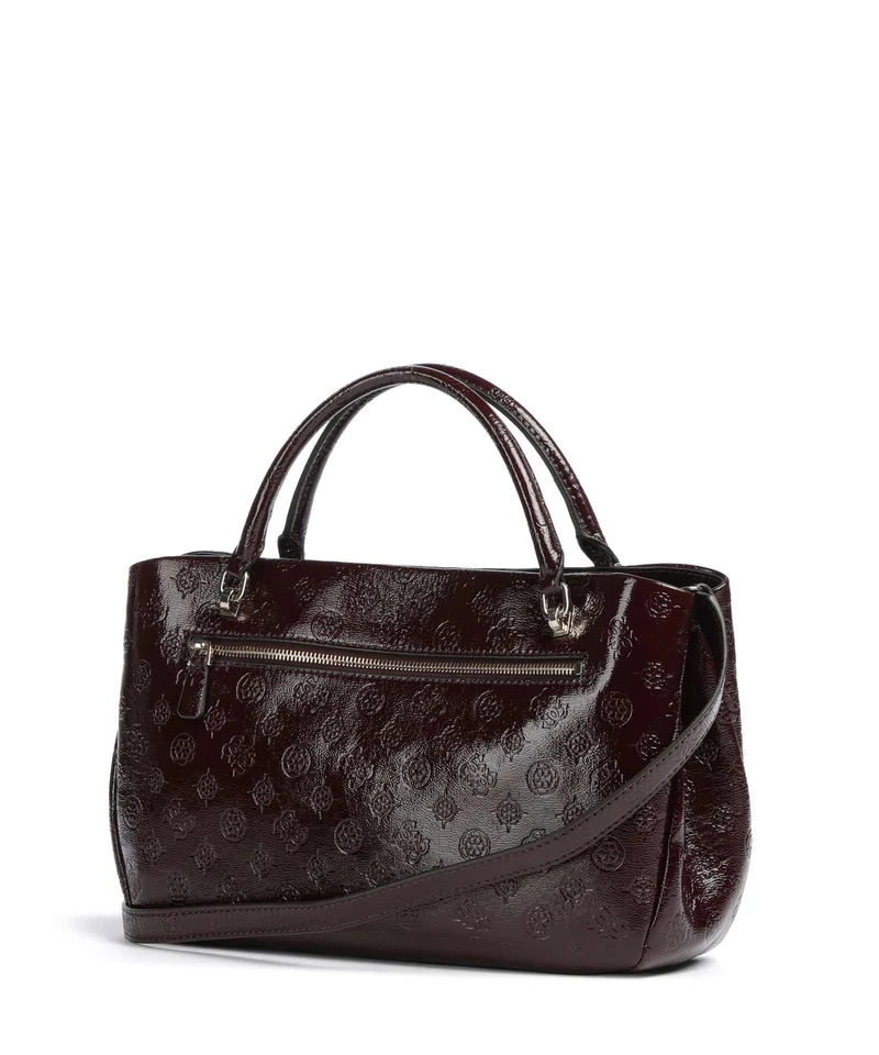 Guess Carmella Girlfriend Sac à main burgundy logo