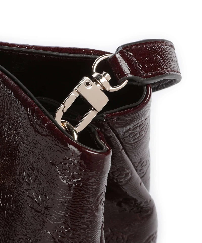 Guess Carmella Girlfriend Sac à main burgundy logo
