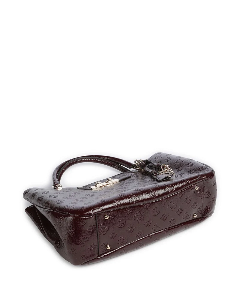 Guess Carmella Girlfriend Sac à main burgundy logo