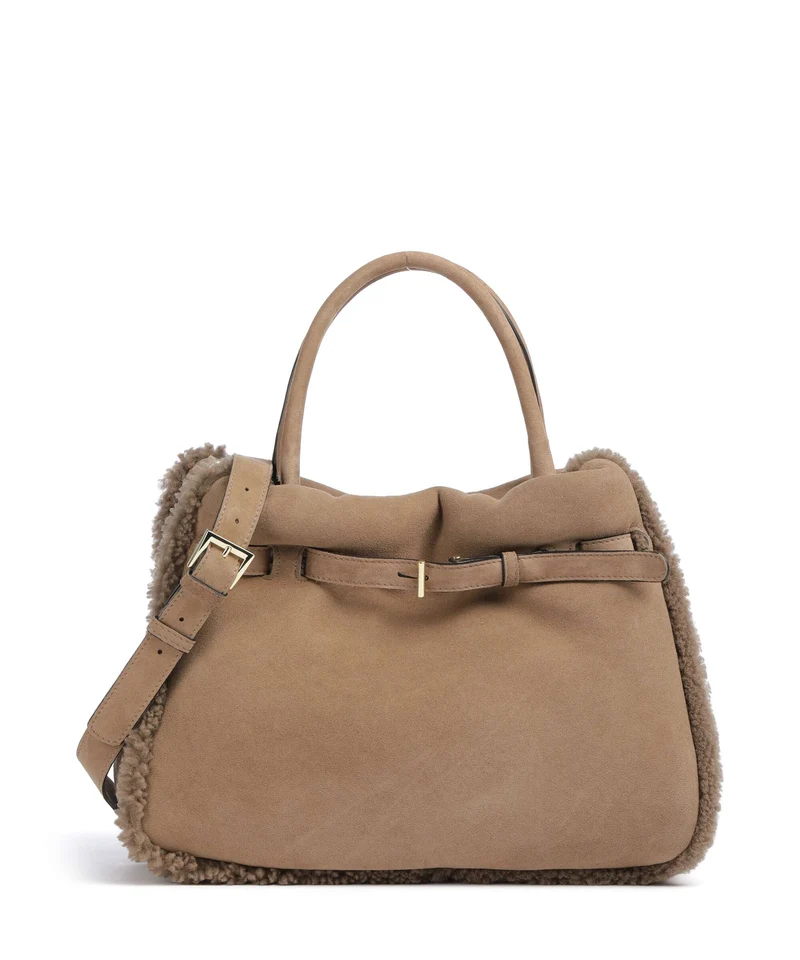 Abro Shearling Jill Sac à main cappuccino