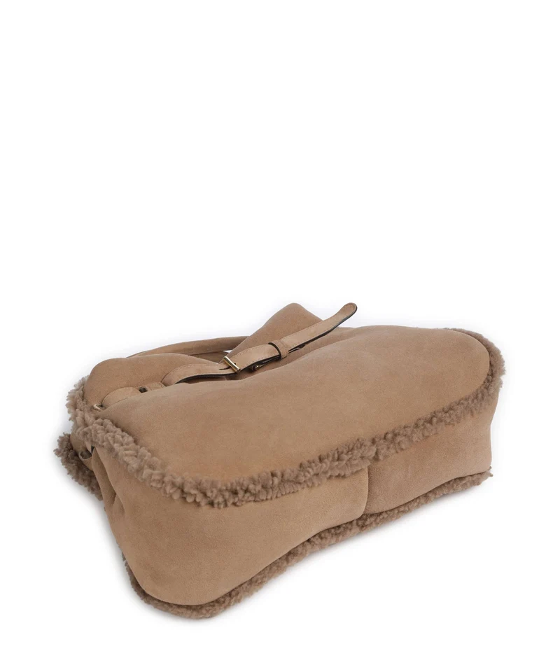 Abro Shearling Jill Sac à main cappuccino
