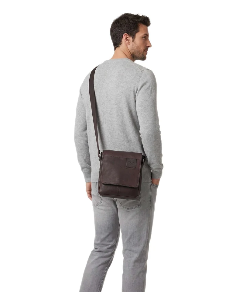Strellson Hyde Park 1.0 Jeremy Sac bandoulière darkbrown