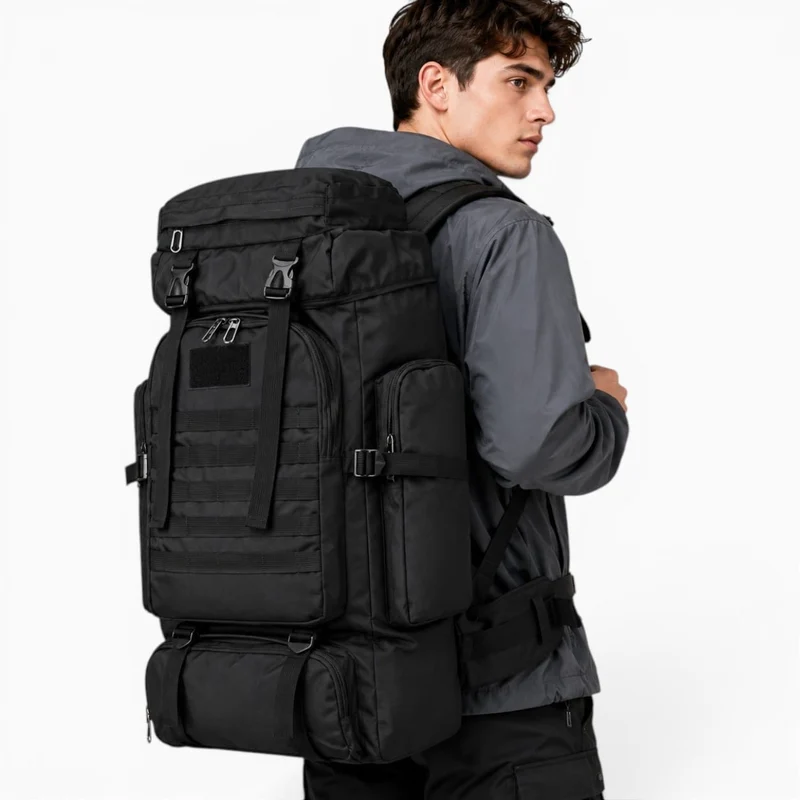 Sac a dos militaire 80L grande capacité pour randonnée, trekking et voyage