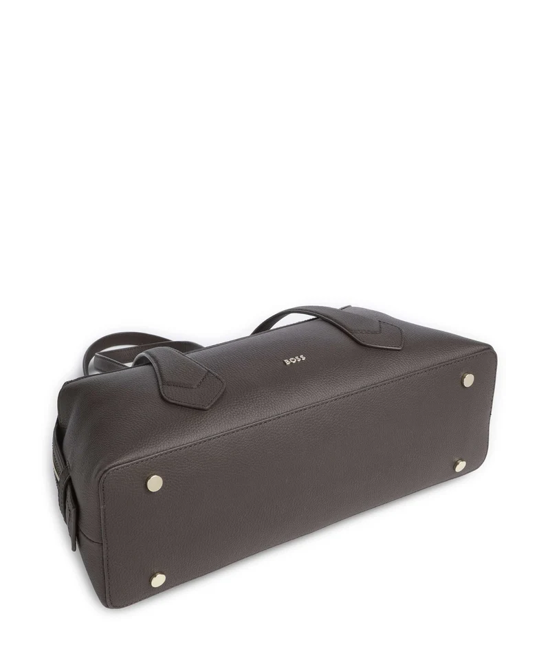 BOSS Lenah Sac porté épaule dark brown