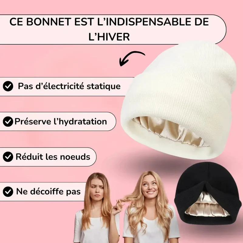 Bonnet doublé satin - Unisexe