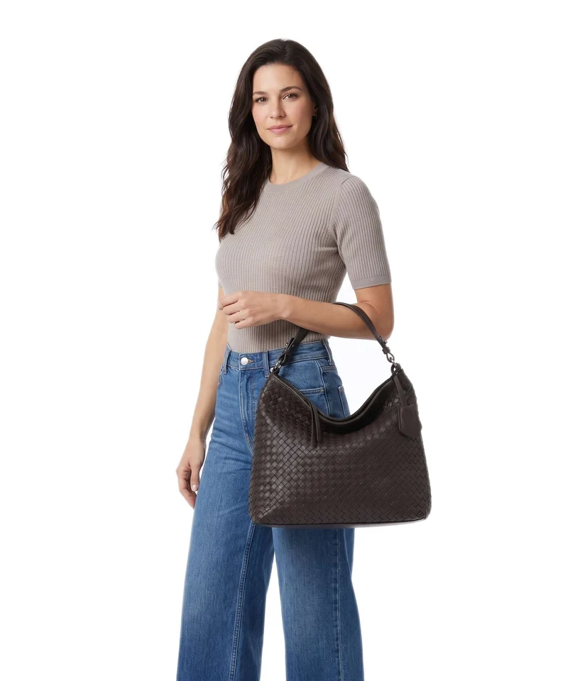 Abro Savage Elvi Small Sac fourre-tout dark brown/silver