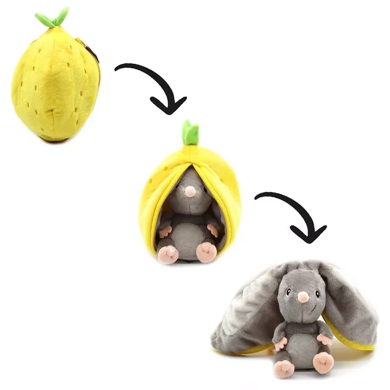 Peluche Rocket la souris / Citron
