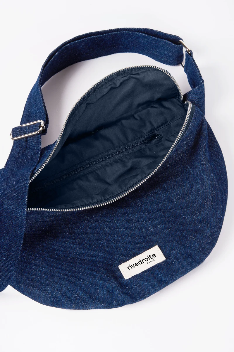 Custine XL le sac banane - Denim Brut recyclé