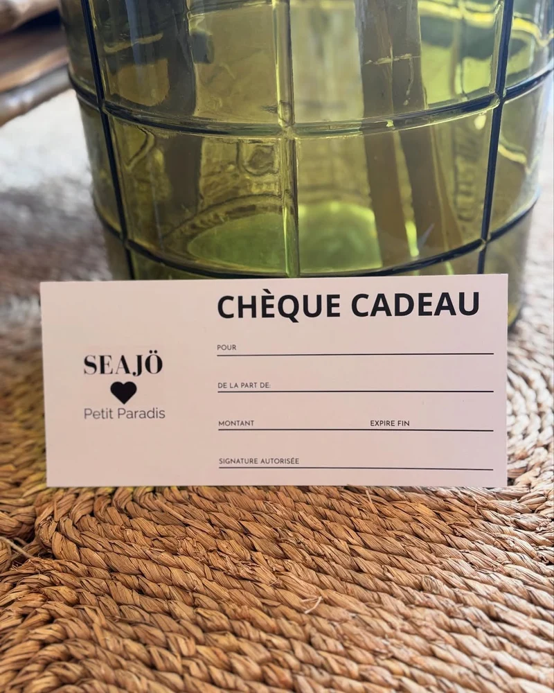Carte cadeau Seajö