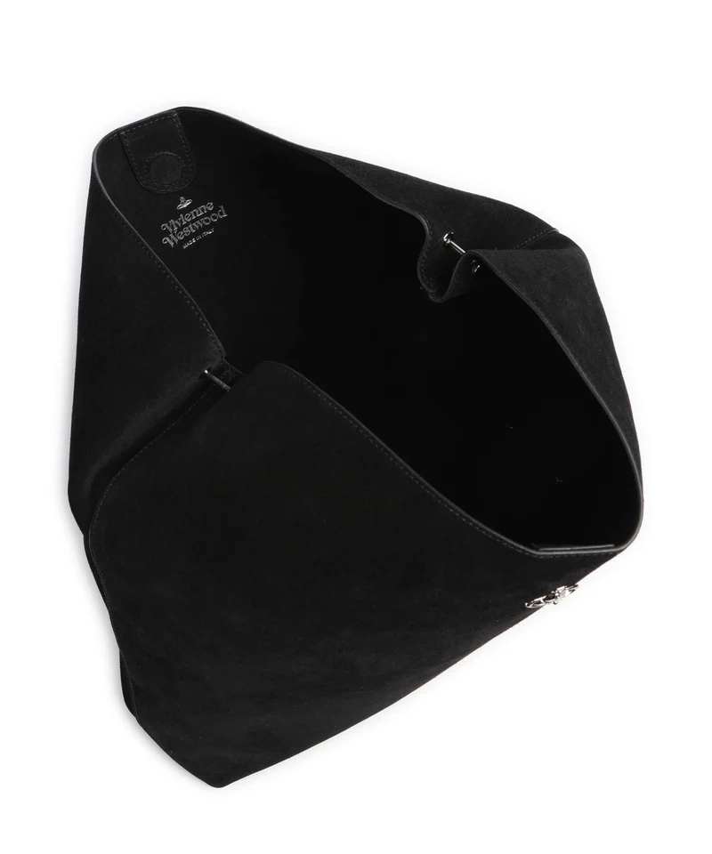 Vivienne Westwood Lottie Suede Large Sac fourre-tout black