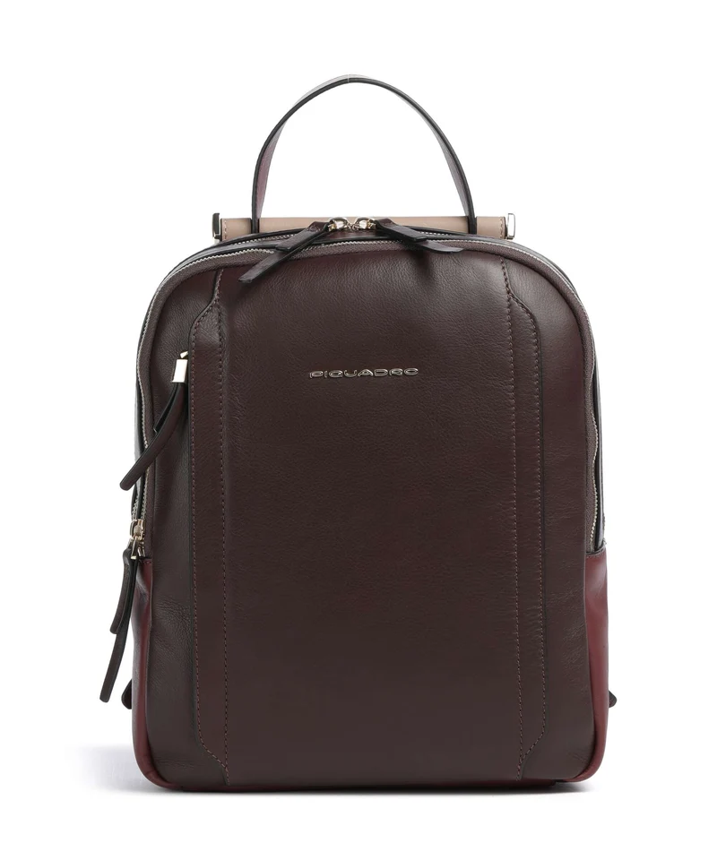 Piquadro W92T Sac à dos bordeaux/pink