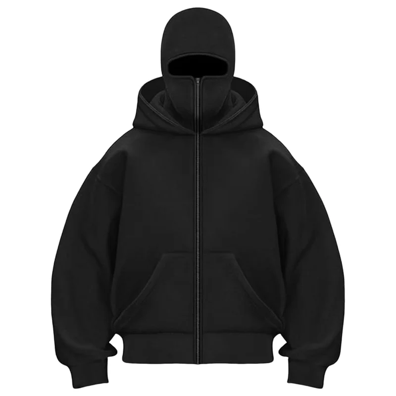 Veste cagoule à capuche zippée " Anti-Social" MASKD