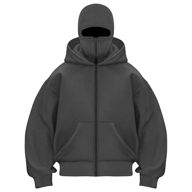 Veste cagoule à capuche zippée " Anti-Social" MASKD
