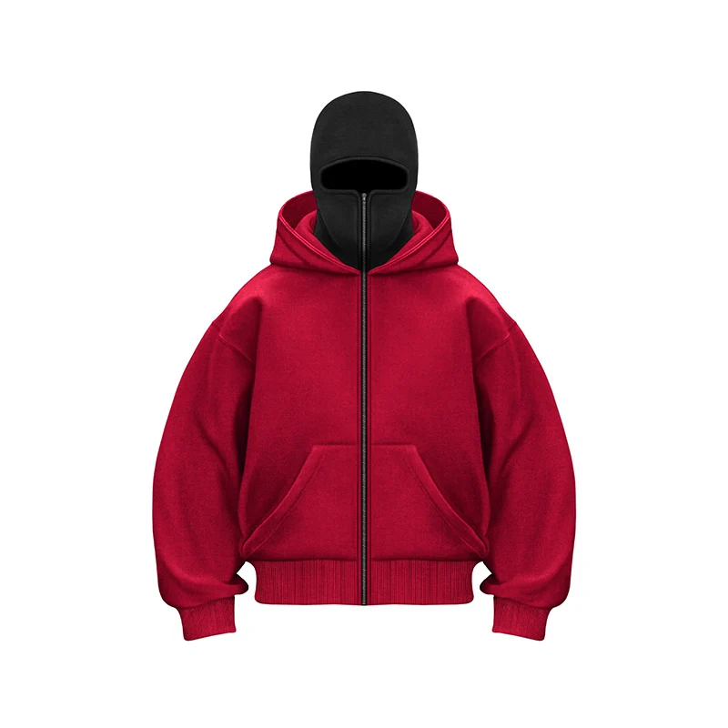 Veste cagoule à capuche zippée " Anti-Social" MASKD