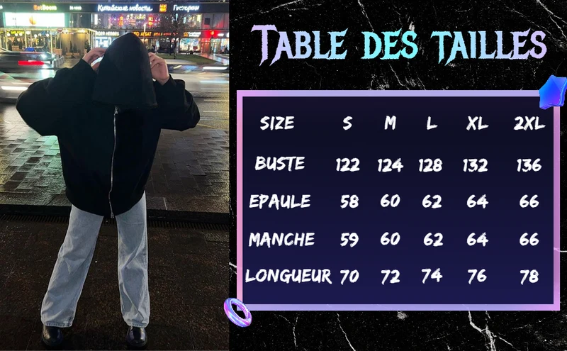 Veste cagoule à capuche zippée " Anti-Social" MASKD