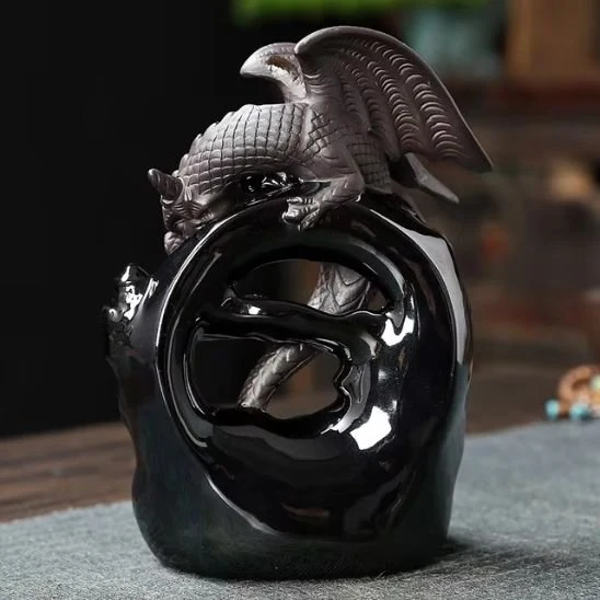 Porte Encens à Reflux Dragon | Méditation Zen