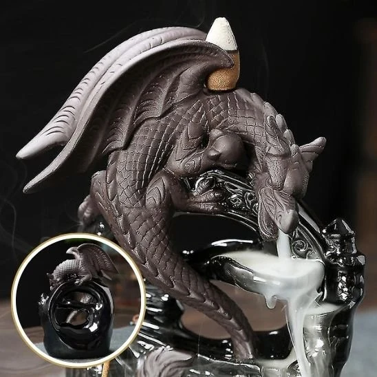 Porte Encens à Reflux Dragon | Méditation Zen