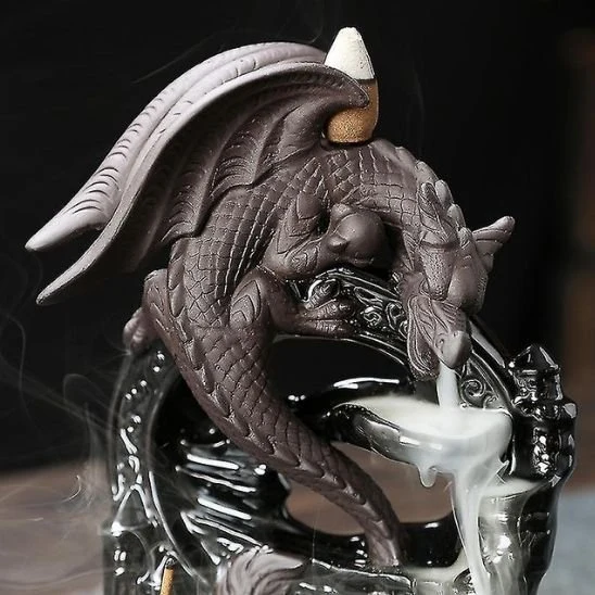 Porte Encens à Reflux Dragon | Méditation Zen