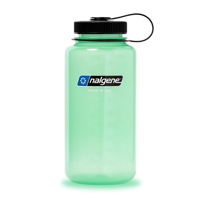 Bouteille Nalgene Sustain à grand goulot 950 ml - Glow Green