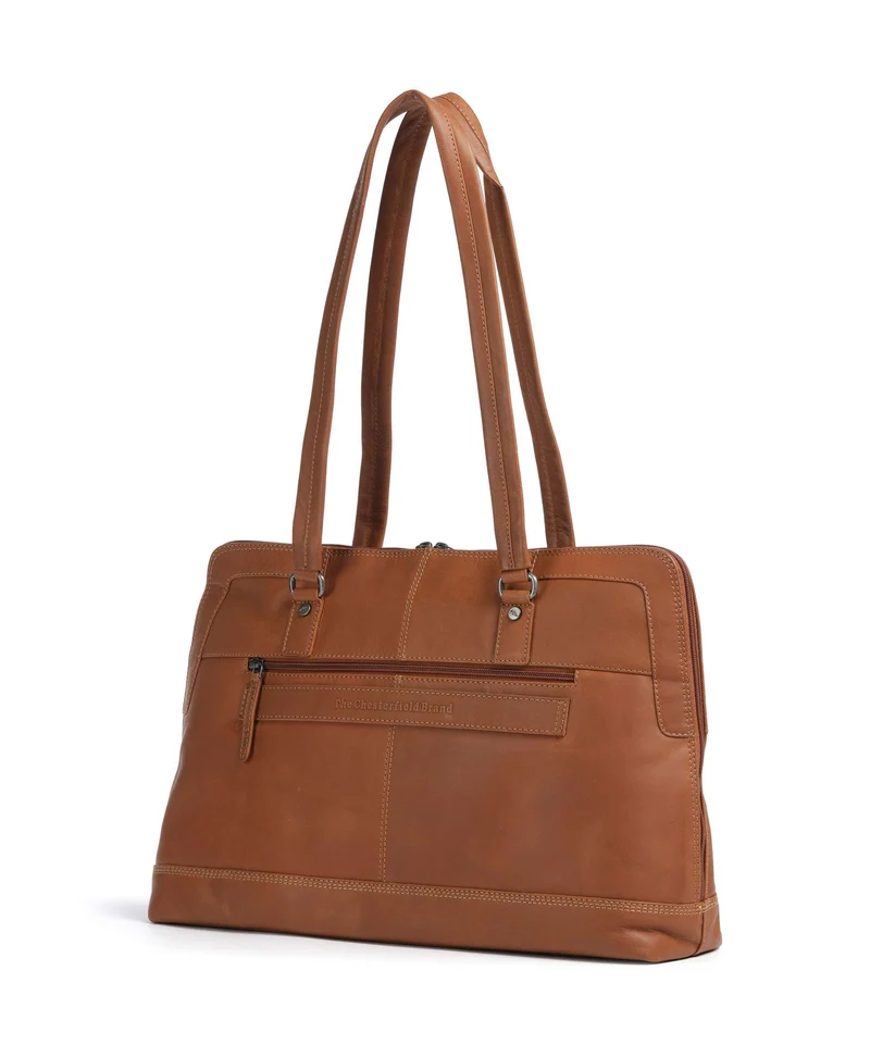 The Chesterfield Brand Wax Pull Up Cow Isara Cabas cognac