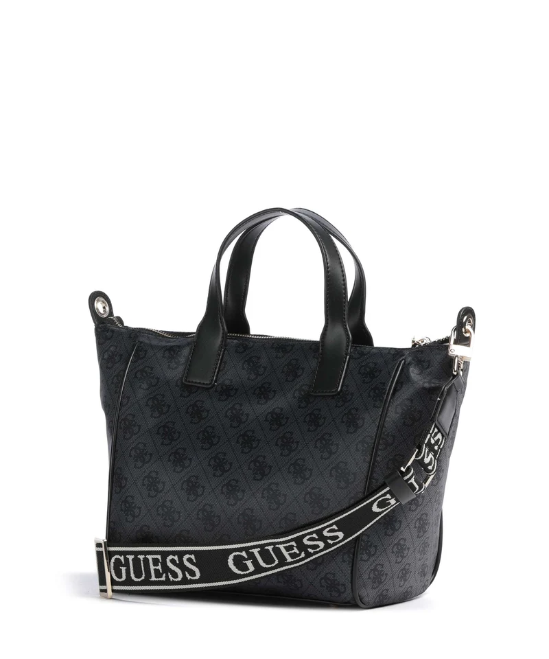 Guess Adrian Logo Small Sac à main coal logo