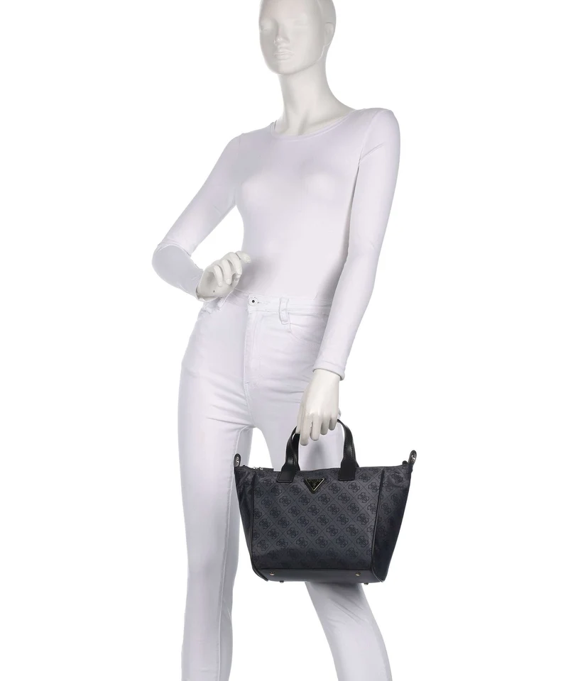 Guess Adrian Logo Small Sac à main coal logo