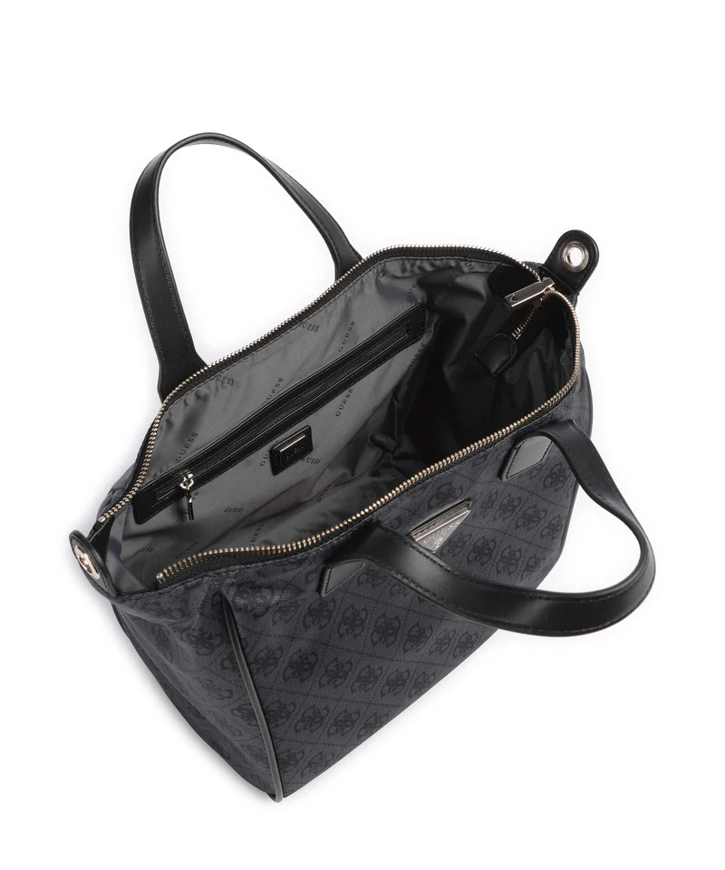 Guess Adrian Logo Small Sac à main coal logo