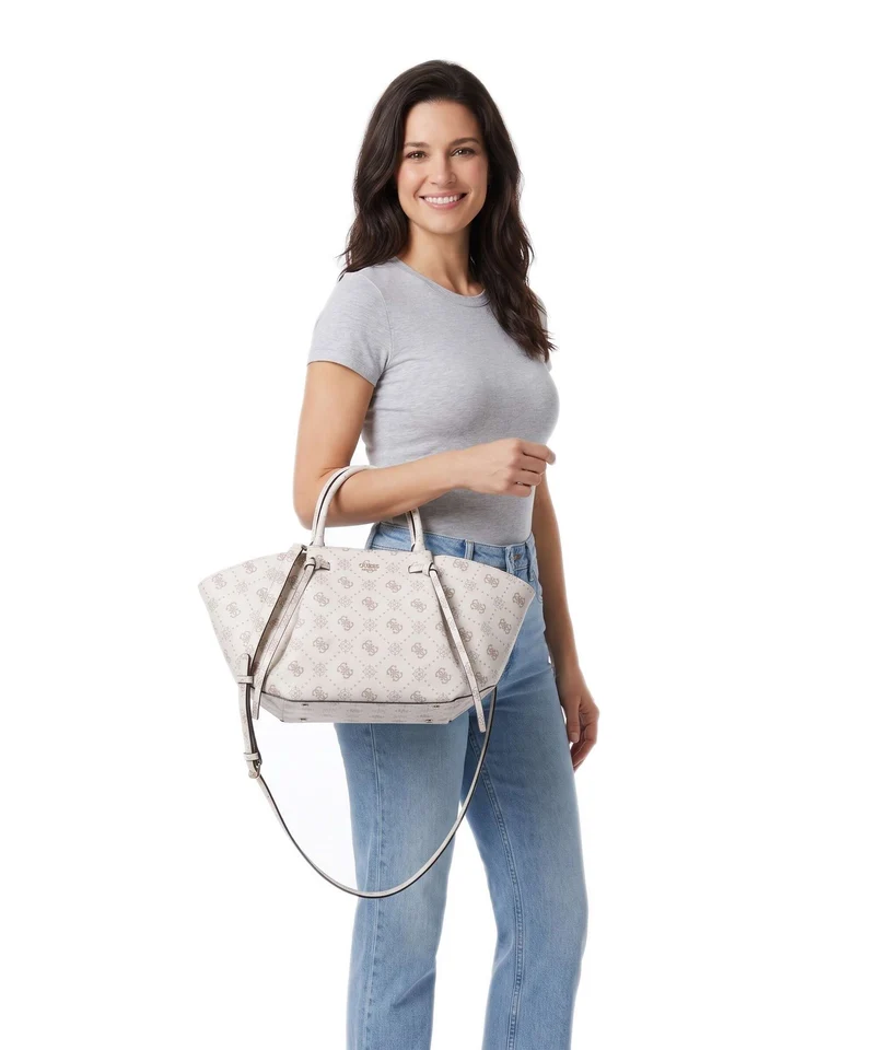 Guess Allegra Girlfriend Logo Sac à main vanilla logo
