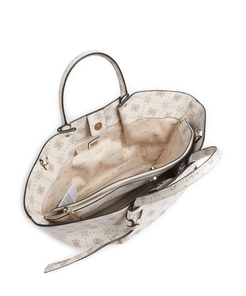 Guess Allegra Girlfriend Logo Sac à main vanilla logo